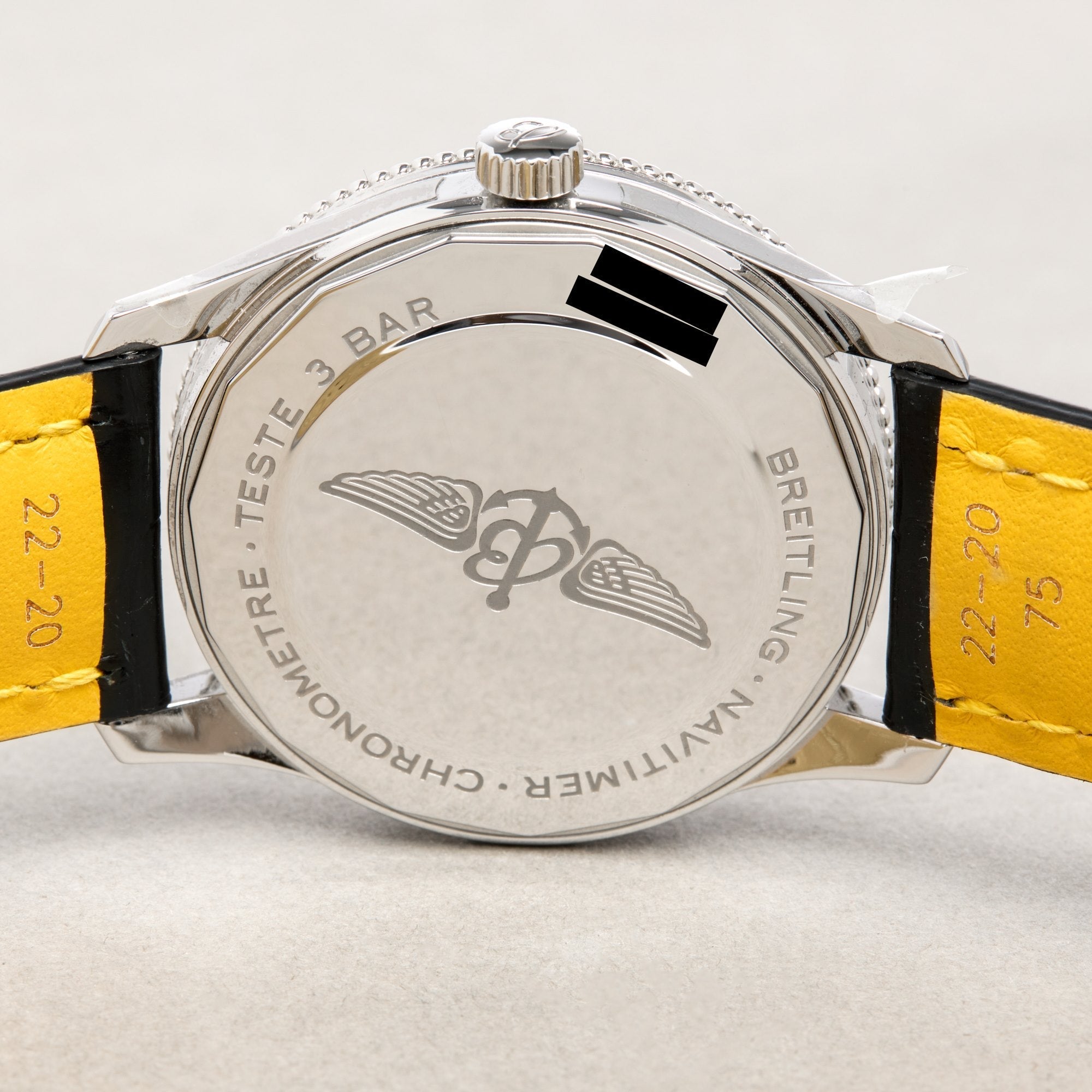 Breitling Automatic 41mm Black Dial Black Leather Strap Watch for Men - A17326241B1P1 Watches Breitling   