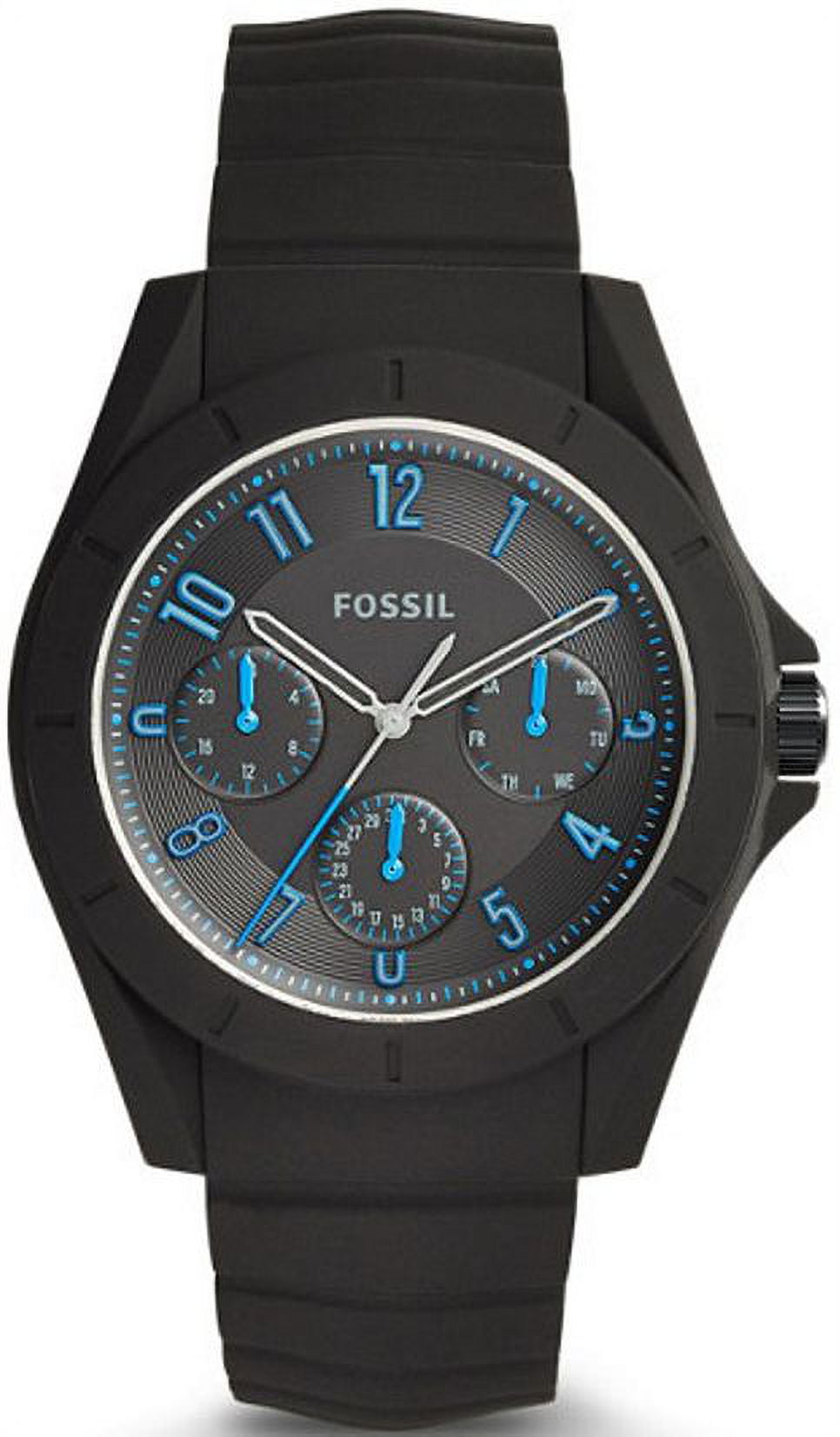 Fossil Popstastic Sport Grey Dial Grey Steel Strap Watch for Men - FS5222 Watches Fossil   