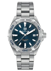 Tag Heuer Aquaracer Silver Stainless Steel Blue Dial Silver Steel Strap Watch for Men - WBD1112.BA0928 Watches Tag Heuer   