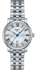 Tissot Carson Premium Lady Quartz Silver Dial Silver Steel Strap Watch For Women - T122.210.11.033.00 Watches Tissot   