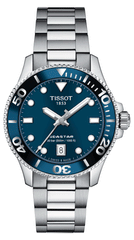 Tissot Seastar 1000 Lady Blue Dial Silver Stainless Steel Watch For Women - T120.210.11.041.00 Watches Tissot   