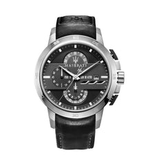 Maserati Ingegno Chronograph Leather Strap Watch For Men - R8871619004 Watches Maserati   