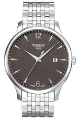 Tissot T Classic Tradition Grey Dial Stainless Steel Watch For Men - T063.610.11.067.00 Watches Tissot   