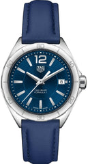 Tag Heuer Formula 1 Quartz 35mm Blue Dial Blue Leather Strap Watch for Women - WBJ1312.FC8231 Watches Tag Heuer   