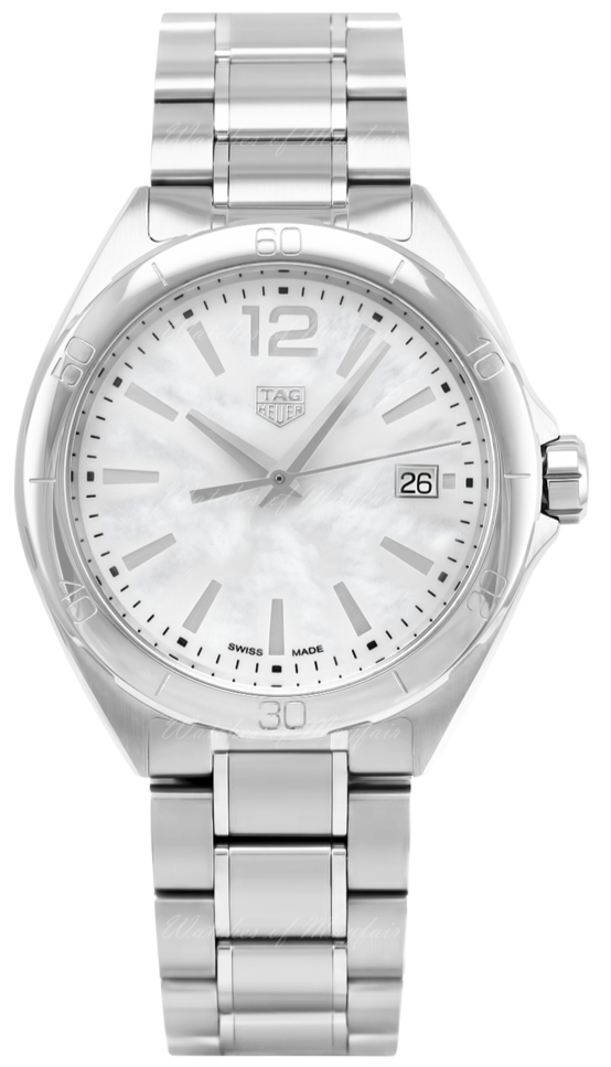 Tag Heuer Formula 1 35mm White Mother of Pearl Dial Silver Steel Strap Watch for Women - WBJ1318.BA0666 Watches Tag Heuer   