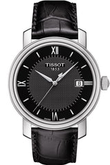 Tissot T Classic Bridgeport Black Dial Leather Strap Watch For Men - T097.410.16.058.00 Watches Tissot   