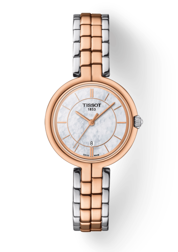 Tissot T Lady Flamingo Lady Quartz Watch For Women - T094.210.22.111.00 Watches Tissot   