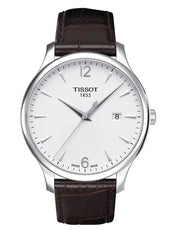 Tissot T Classic Tradition Silver Dial Watch For Men - T063.610.16.037.00 Watches Tissot   