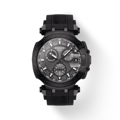 Tissot T Race Chonograph Anthracite Dial Black Silicon Strap Watch For Men - T115.417.37.061.03 Watches Tissot   
