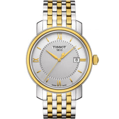 Tissot T Classic Bridgeport Silver Dial Two Tone Mesh Bracelet Watch For Men - T097.410.22.038.00 Watches Tissot   