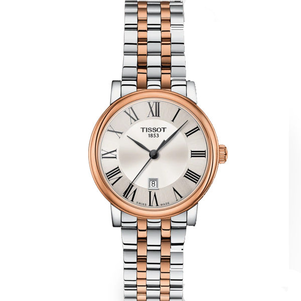 Tissot Carson Premium Lady Two Tone Watch For Women - T122.210.22.033.01 Watches Tissot   