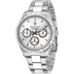 Maserati Competizione Silver Dial Stainless Steel Watch For Men - R8853100018 Watches Maserati   