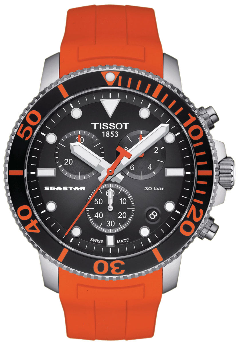 Tissot Seaster 1000 Chronograph Black Dial Watch For Men - T120.417.17.051.01 Watches Tissot   