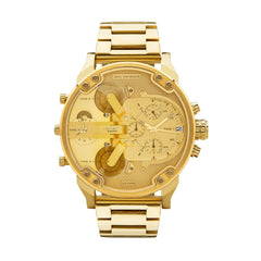 Diesel Mr Daddy 2.0 Gold Dial Gold Stainless Steel Watch For Men - DZ7399 Watches Diesel   