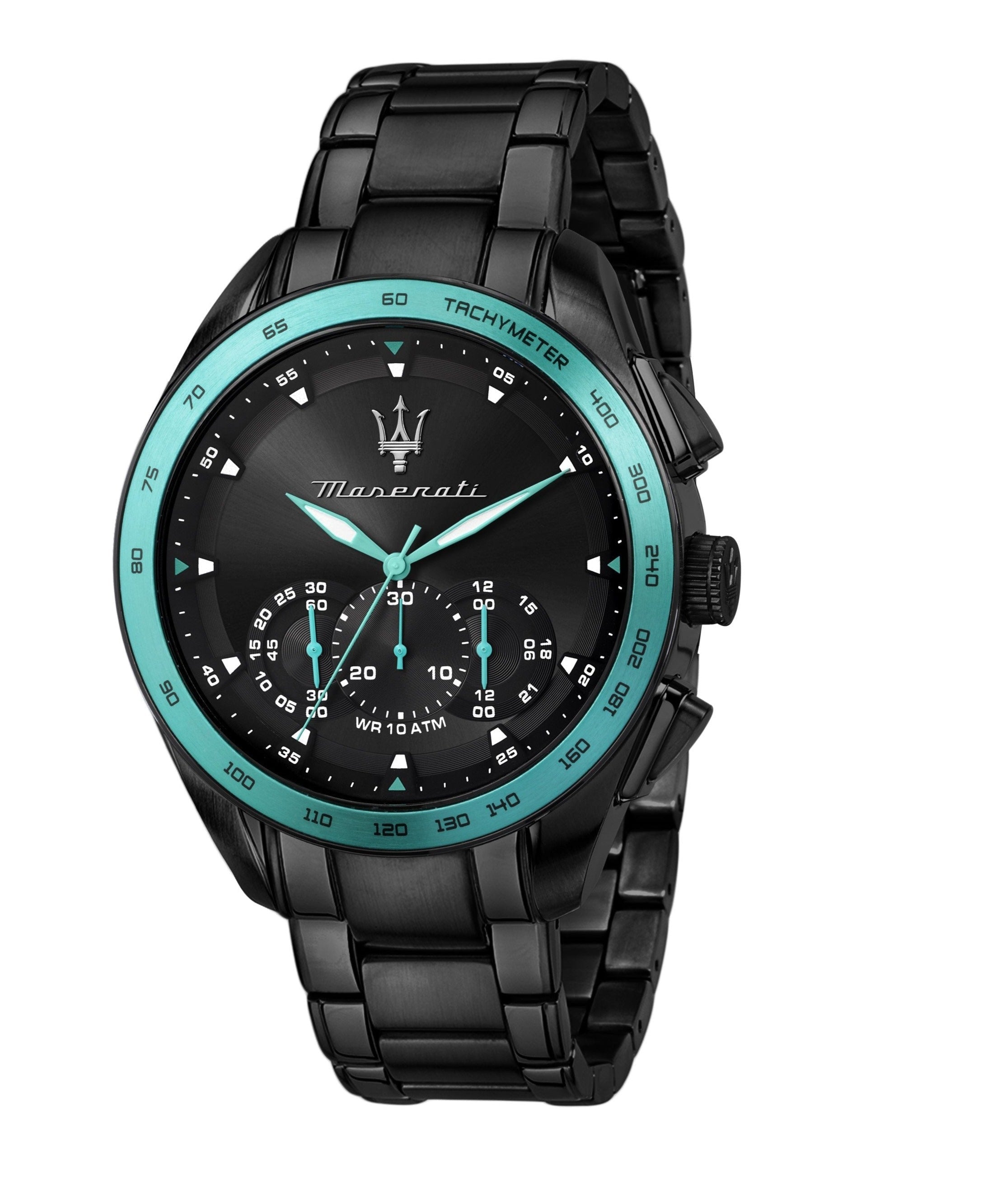 Maserati Traguardo Aqua Edition Black Watch For Men - R8873644002 Watches Maserati   