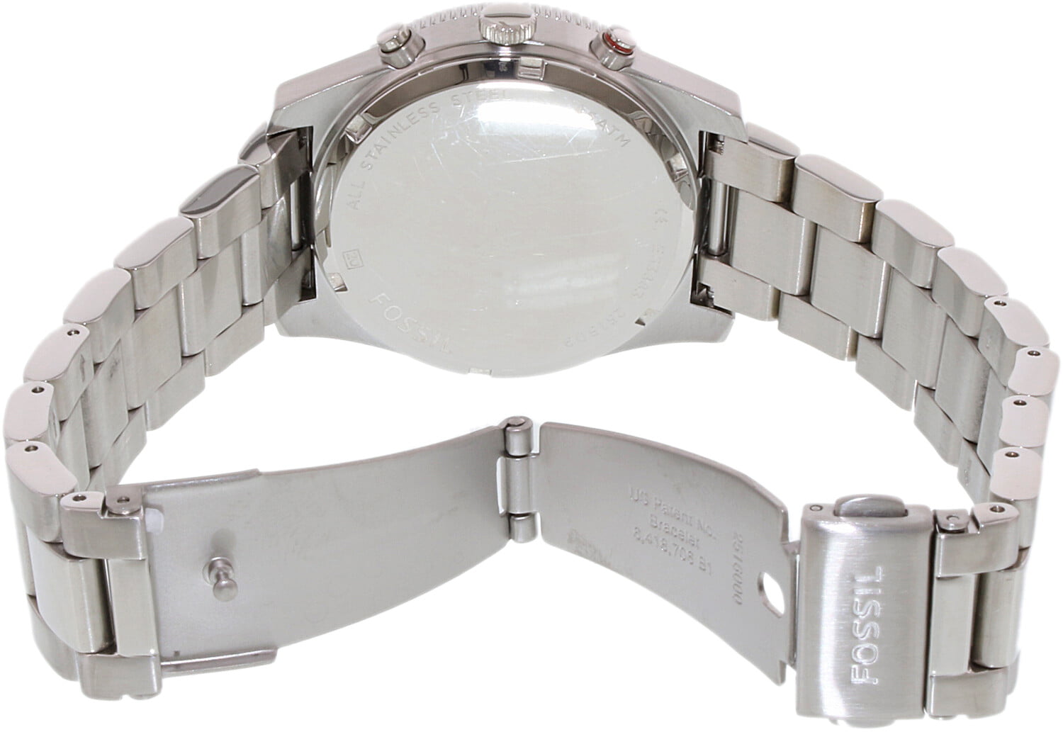 Fossil Boyfriend Multifunction Silver Dial Silver Steel Strap Watch for Women - ES3883 Watches Fossil   