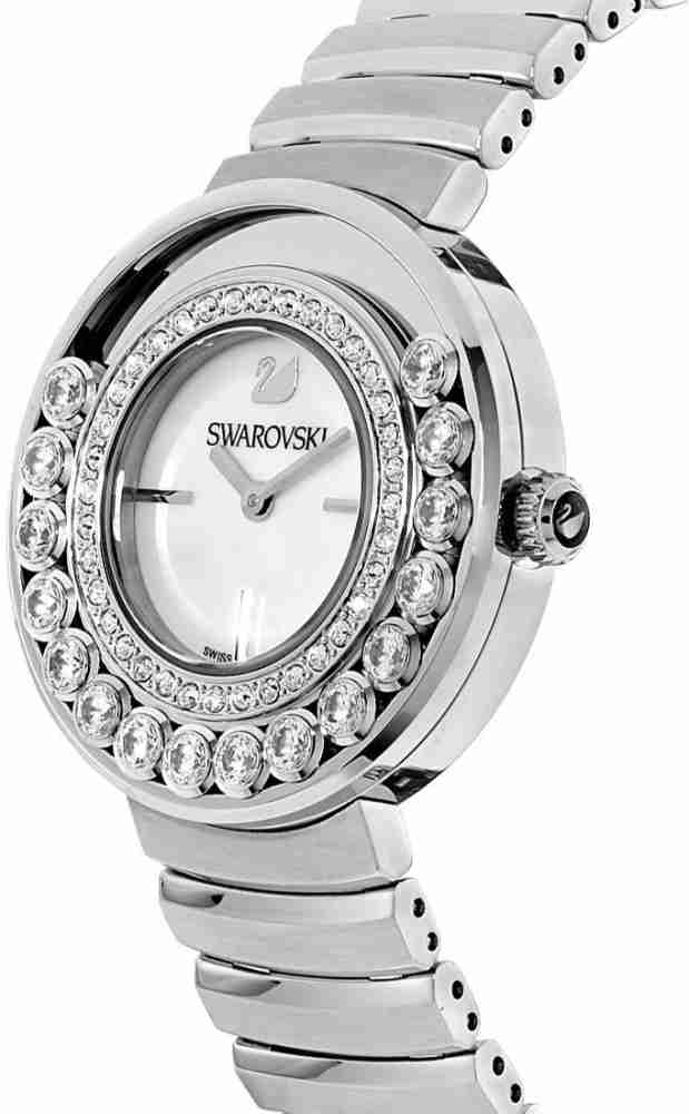 Swarovski Lovely Crystal Mother of Pearl Dial Silver Steel Strap Watch for Women - 1160307 Watches Swarovski   