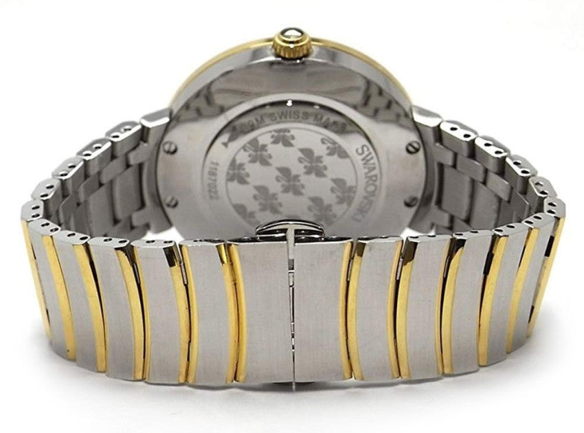 Swarovski Lovely Crystals Mother of Pearl Dial Two Tone Steel Strap Watch for Women - 1187022 Watches Swarovski   