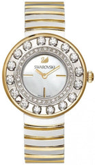 Swarovski Lovely Crystals Mother of Pearl Dial Two Tone Steel Strap Watch for Women - 1187022 Watches Swarovski   