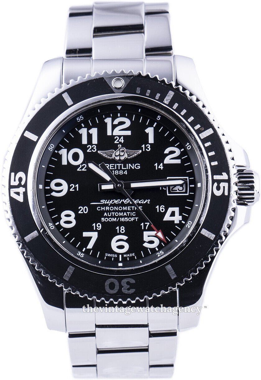 Breitling Superocean II 42mm Calibre 17 Automatic Mens Watch - A17365C9 Watches Breitling   