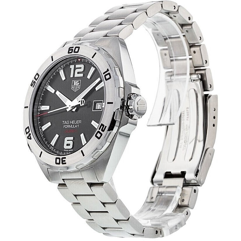 Tag Heuer Formula 1 Automatic 41mm Black Dial Silver Steel Strap Watch for Men - WAZ2113.BA0875 Watches Tag Heuer   