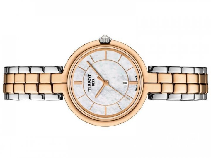 Tissot T Lady Flamingo Lady Quartz Watch For Women - T094.210.22.111.00 Watches Tissot   