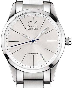 Calvin Klein Bold Silver Dial Silver Steel Strap Watch for Men - K2246120 Watches Calvin Klein   