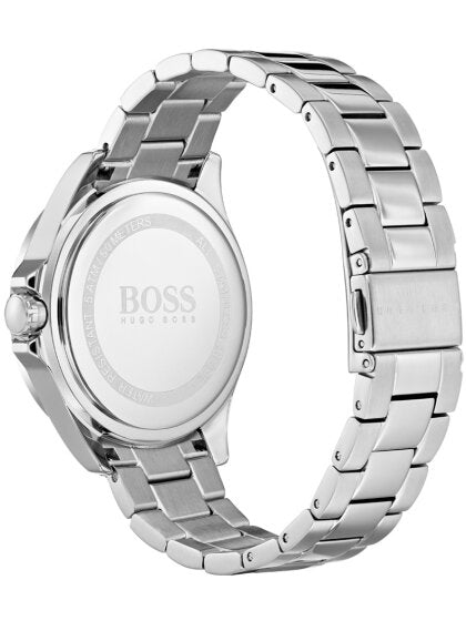 Hugo Boss Premiere Silver Dial Silver Steel Strap Watch for Women - 1502442 Watches Hugo Boss   