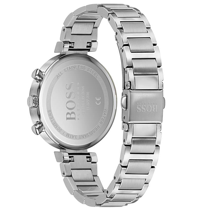 Hugo Boss Flawless Silver Dial Silver Steel Strap Watch for Women - 1502530 Watches Hugo Boss   