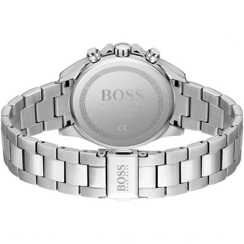 Hugo Boss Novia Black Dial Silver Steel Strap Watch for Women - 1502614 Watches Hugo Boss   