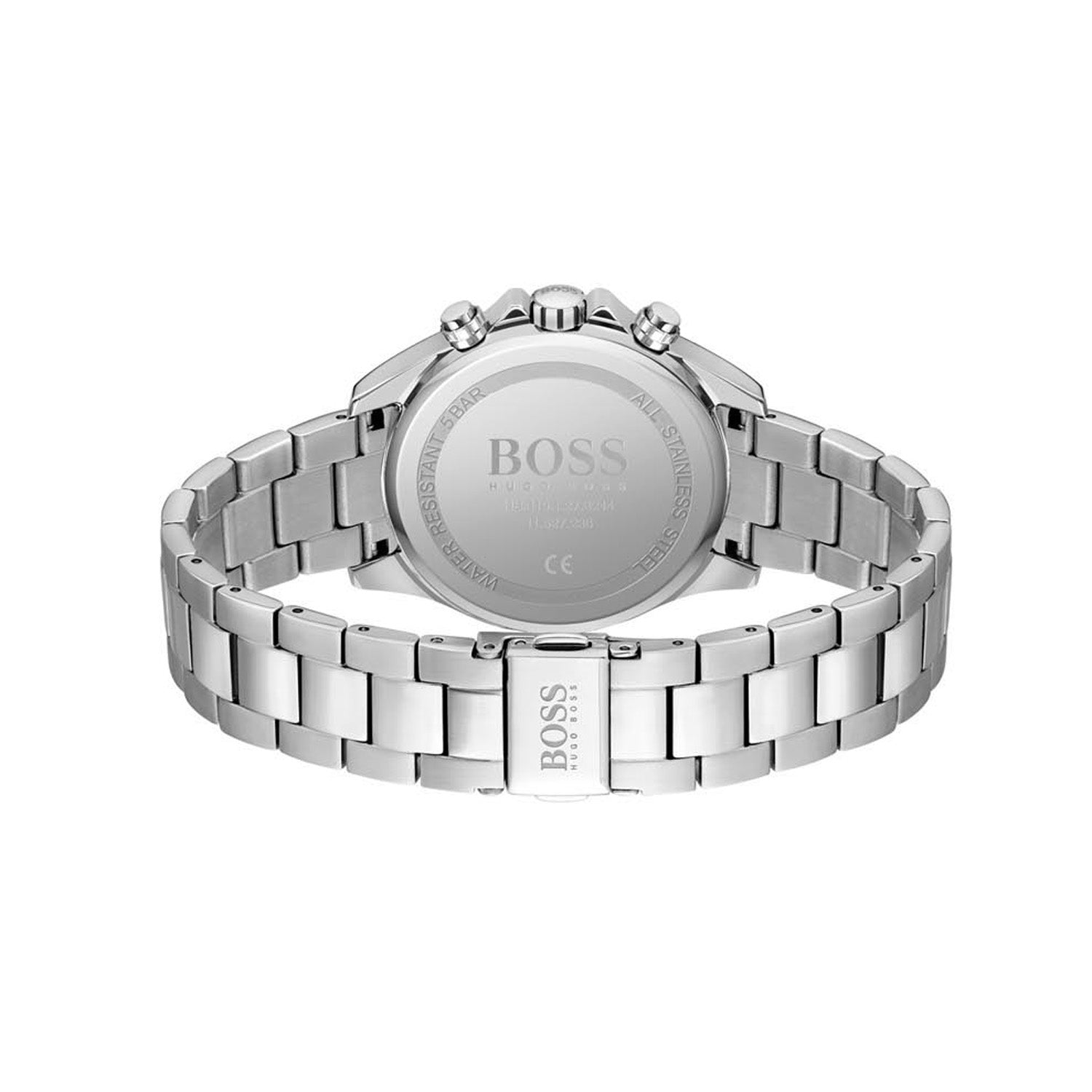 Hugo Boss Novia Pink Dial Silver Steel Strap Watch for Women - 1502615 Watches Hugo Boss   