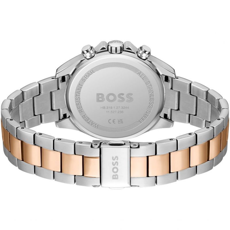 Hugo Boss Novia Brown Dial Two Tone Steel Strap Watch for Women - 1502617 Watches Hugo Boss   