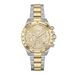 Hugo Boss Novia Gold Dial Two Tone Steel Strap Watch for Women - 1502618 Watches Hugo Boss   