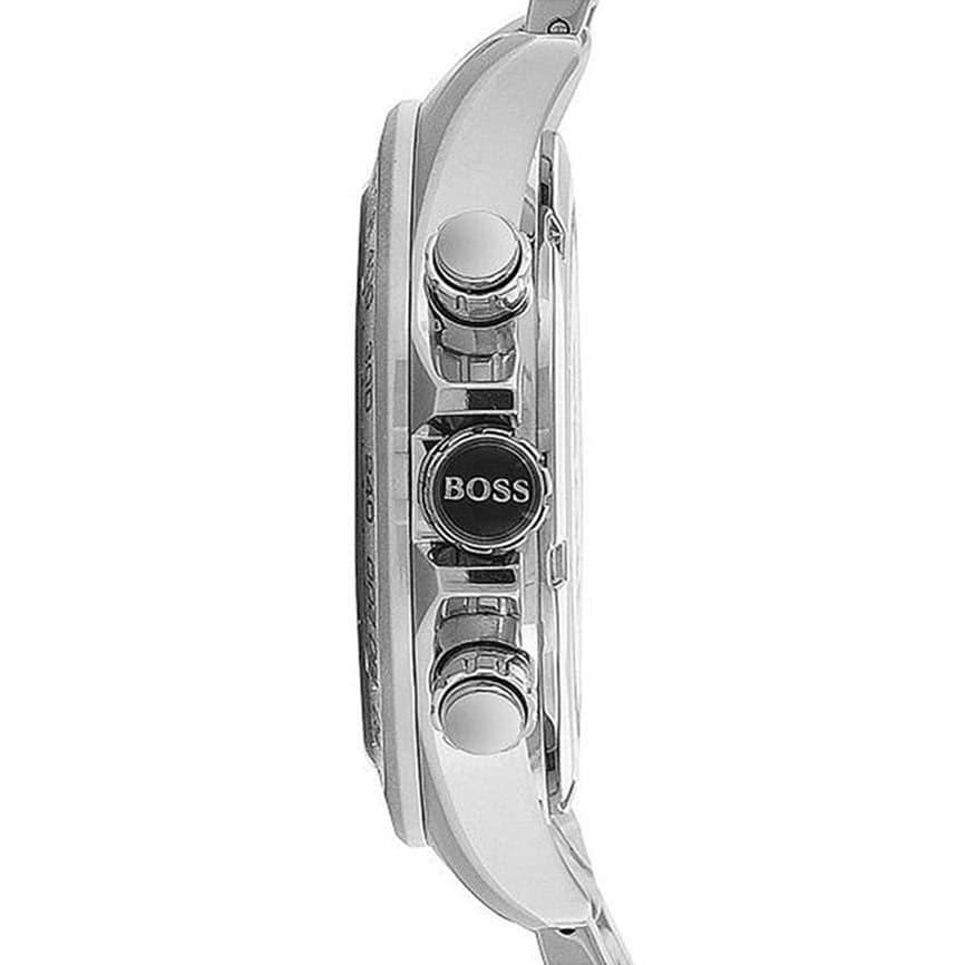 Hugo Boss Ikon Blue Dial Silver Steel Strap Watch for Men - 1512963 Watches Hugo Boss   