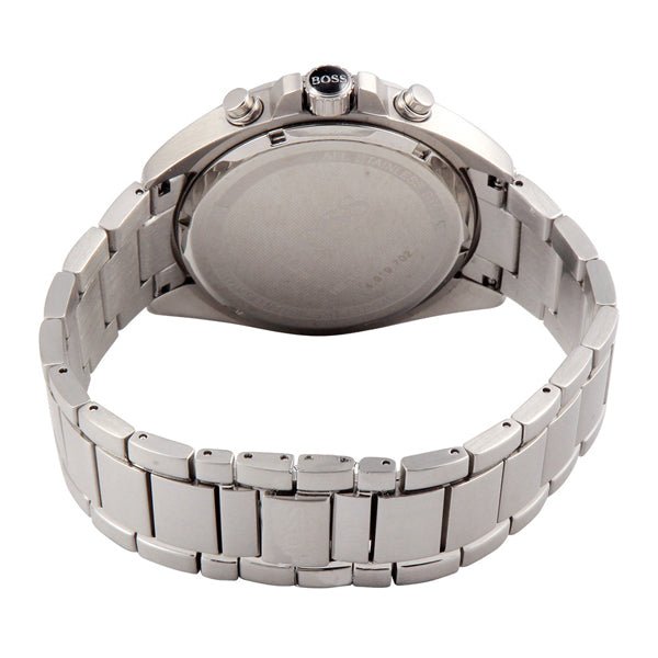 Hugo Boss Driver Black Dial Silver Steel Strap Watch for Men - 1512883 Watches Hugo Boss   