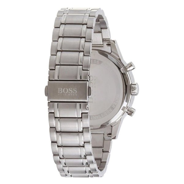 Hugo Boss Aeroliner Blue Dial Silver Steel Strap Watch for Men - 1513183 Watches Hugo Boss   