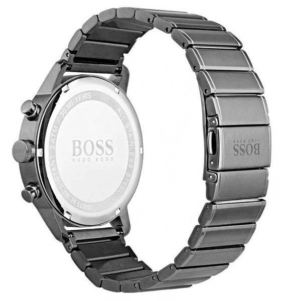 Hugo Boss Rafale Competitive Sport Silver Dial Silver Steel Strap Watch for Men - 1513511 Watches Hugo Boss   