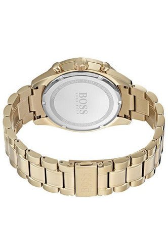 Hugo Boss Trophy White Dial Gold Steel Strap Watch for Men - 1513631 Watches Hugo Boss   