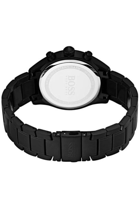 Hugo Boss Grand Prix Black Dial Black Steel Strap Watch for Men - 1513676 Watches Hugo Boss   