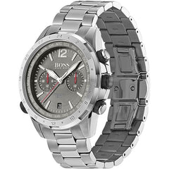 Hugo Boss Nomad Grey Dial Silver Steel Strap Watch for Men - 1513774 Watches Hugo Boss   