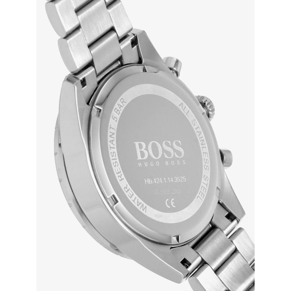 Hugo Boss Pilot Blue Dial Silver Steel Strap Watch for Men - 1513850 Watches Hugo Boss   