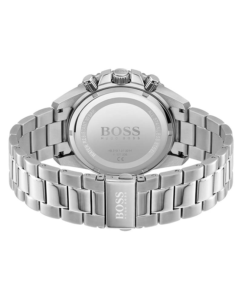 Hugo Boss Admiral Blue Dial Silver Steel Strap Watch for Men - 1513907 Watches Hugo Boss   