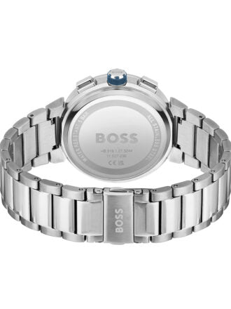 Hugo Boss Admiral Blue Dial Silver Steel Strap Watch for Men - 1513907 Watches Hugo Boss   