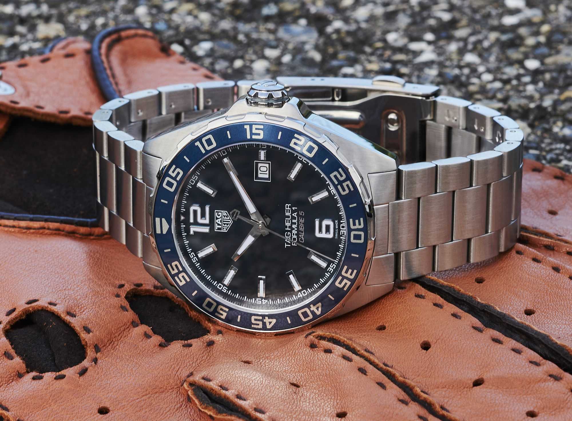 Tag Heuer Formula 1 Bucherer Blue Edition Blue Dial Silver Steel Strap Watch for Men - WAZ2015.BA0842 Watches Tag Heuer   