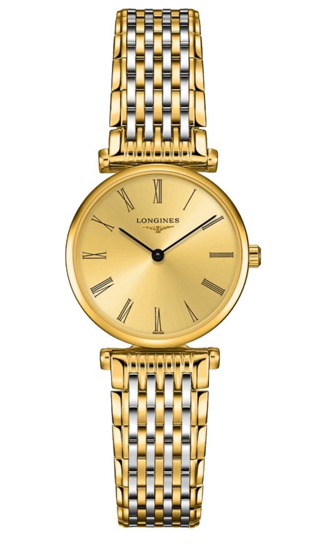 Longines La Grande Classique de Longines Gold Dial Two Tone Steel Strap Watch for Women - L4.209.2.31.7 Watches Longines   