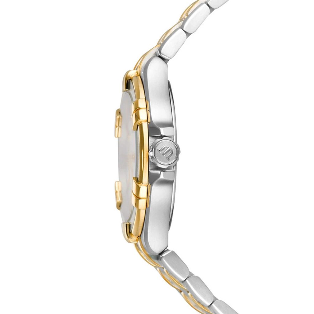 Maurice Lacroix Aikon Diamonds Mother of Pearl Dial Two Tone Steel Strap Watch for Women - A11006-DY503-171-1 Watches Maurice Lacroix   