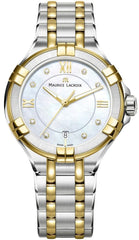 Maurice Lacroix Aikon Mother of Pearl Dial Two Tone Steel Strap Watch for Women - A11006-PVY13-171-1 Watches Maurice Lacroix   