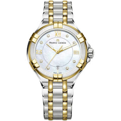 Maurice Lacroix Aikon Mother of Pearl Dial Two Tone Steel Strap Watch for Women - A11006-PVY13-171-1 Watches Maurice Lacroix   