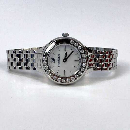 Swarovski Lovely Crystals Mini White Dial Silver Steel Strap Watch for Women - 5242901 Watches Swarovski   