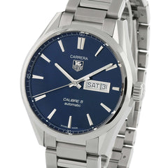 Tag Heuer Carrera Automatic 41mm Blue Dial Silver Steel Strap Watch for Men - WAR201E.BA0723 Watches Tag Heuer   